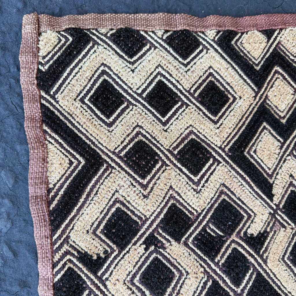 Handwoven Congo Raffia Kuba Cloth 79 - Ananse Village
