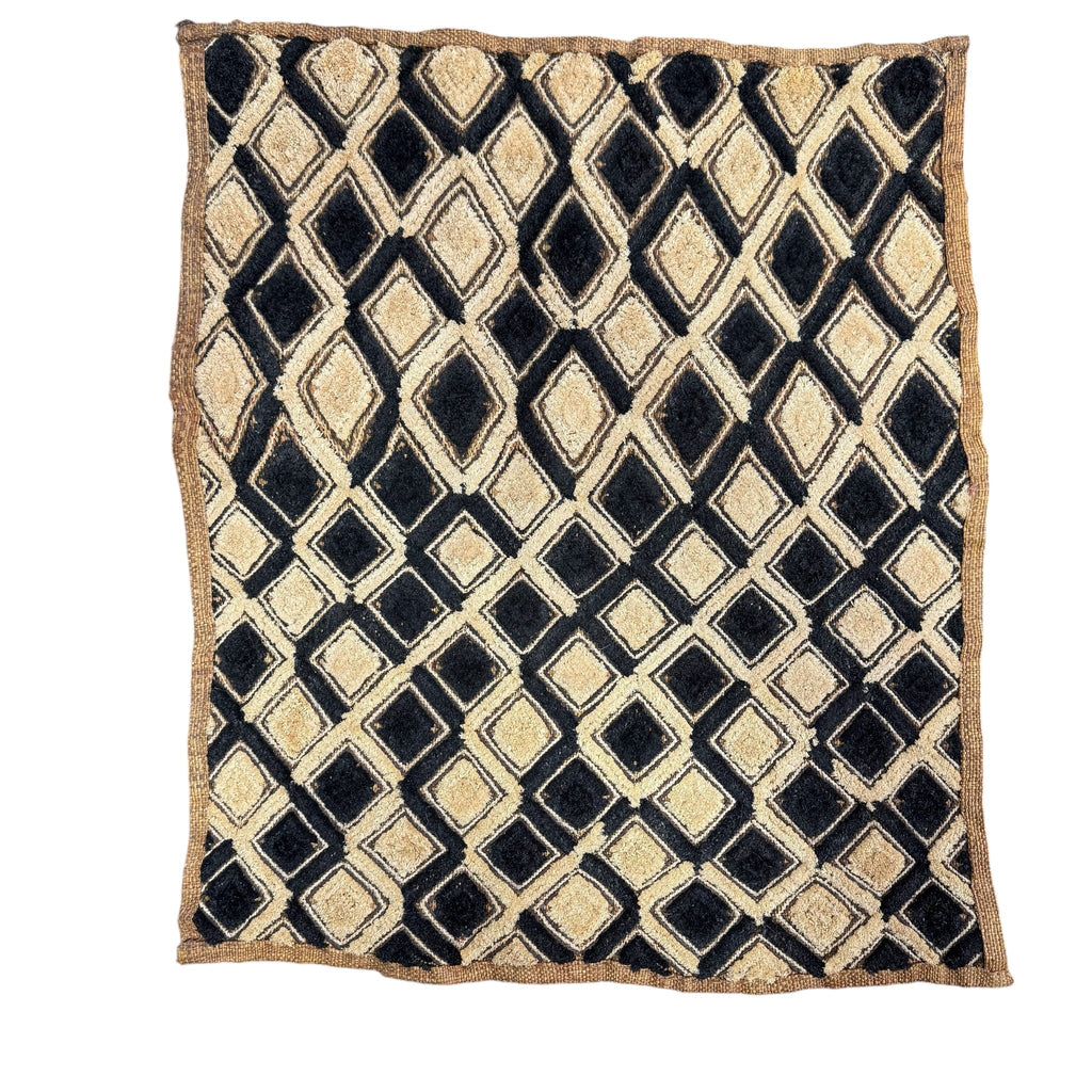 Handwoven Congo Raffia Kuba Cloth 95 - Ananse Village