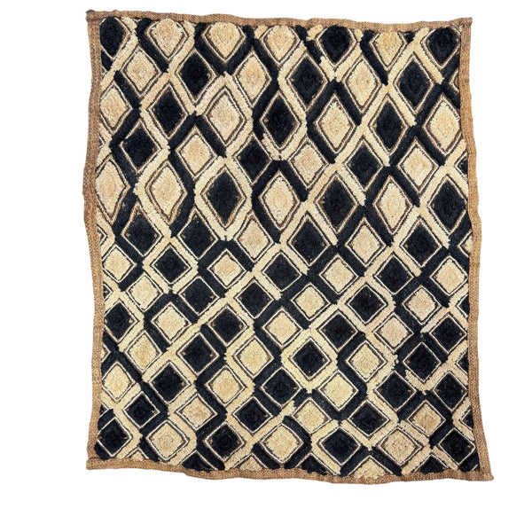 Handwoven Congo Raffia Kuba Cloth 95 - Ananse Village