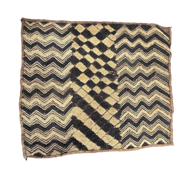 Handwoven Congo Raffia Kuba Cloth 96 - Ananse Village