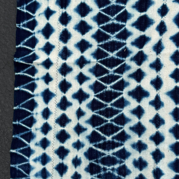 Handwoven Cotton Indigo Mud Cloth 233 - Ananse Village