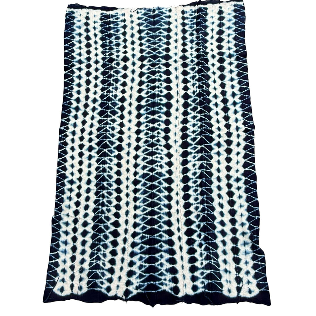 Handwoven Cotton Indigo Mud Cloth 233 - Ananse Village