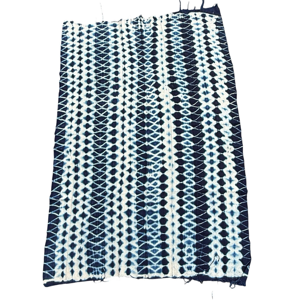 Handwoven Cotton Indigo Mud Cloth 236 - Ananse Village