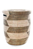 Herringbone Flat Lid Hamper Basket Senegal - Ananse Village