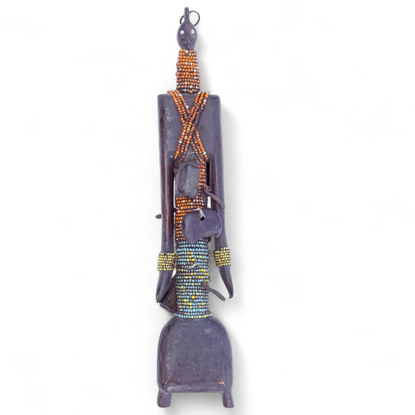 Namji Figure With Orange Beads 102 - Ananse Village