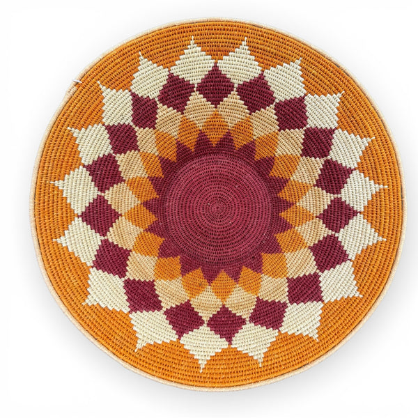 Swazi Sisal Titja Basket 157 - Ananse Village
