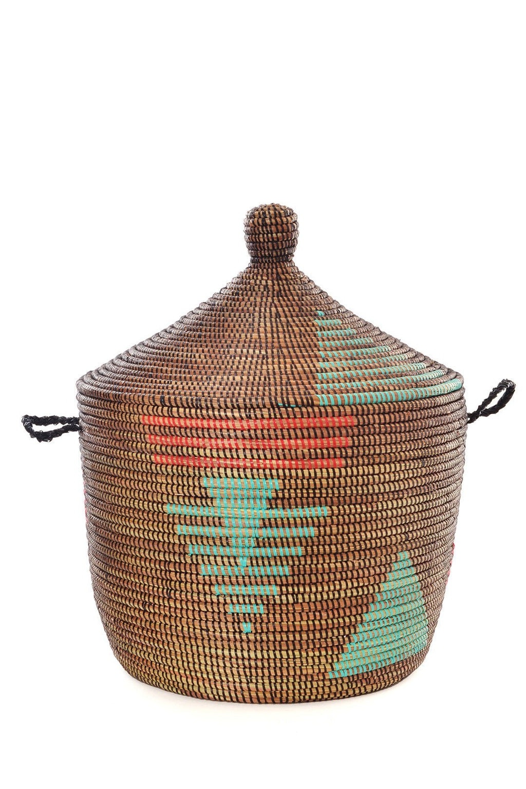 Tribal Design Storage Basket from Senegal - Ananse Village