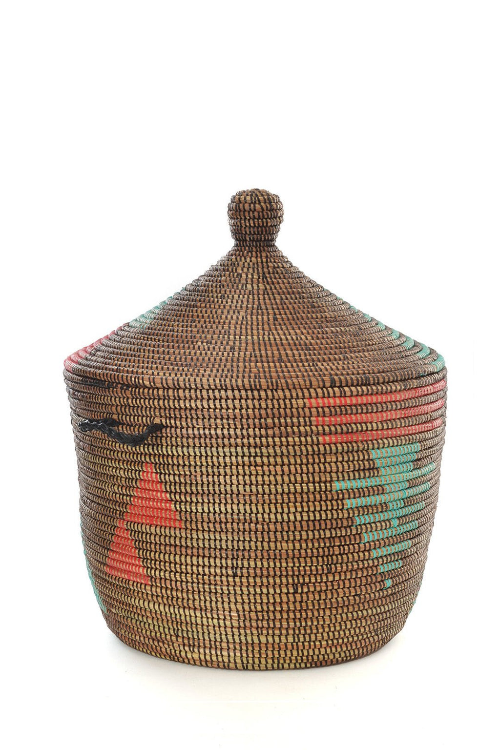 Tribal Design Storage Basket from Senegal - Ananse Village