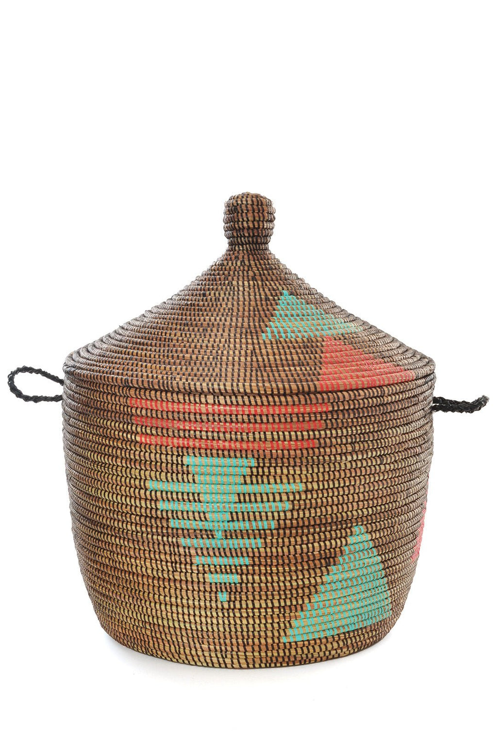 Tribal Design Storage Basket from Senegal - Ananse Village