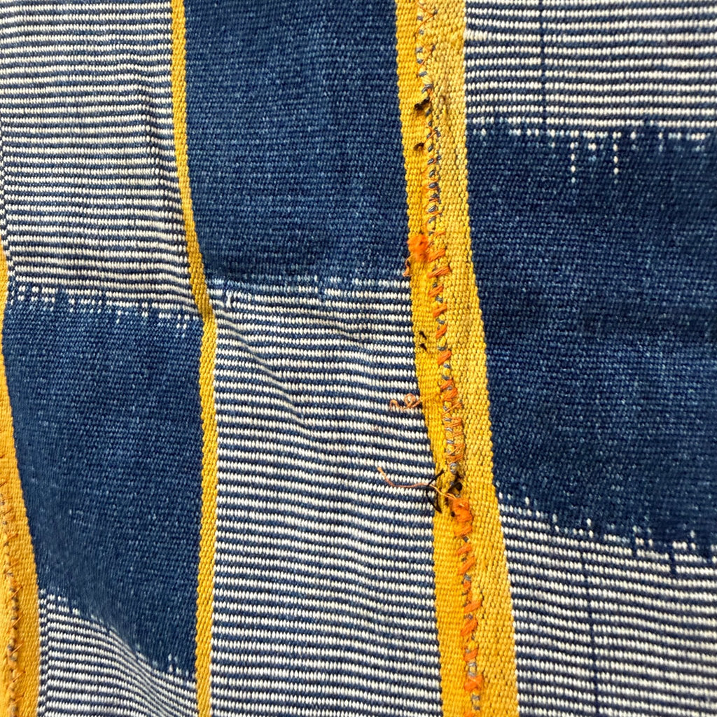 Vintage Baule Indigo Textile 403 - Ananse Village