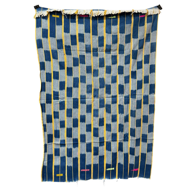 Vintage Baule Indigo Textile 403 - Ananse Village