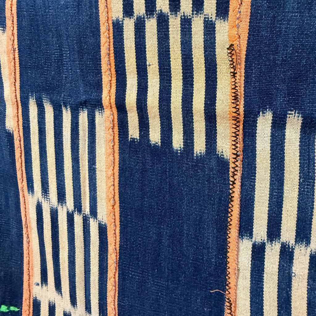 Vintage Baule Indigo Textile 404 - Ananse Village