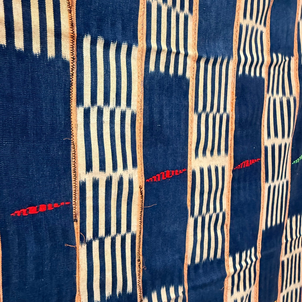Vintage Baule Indigo Textile 404 - Ananse Village