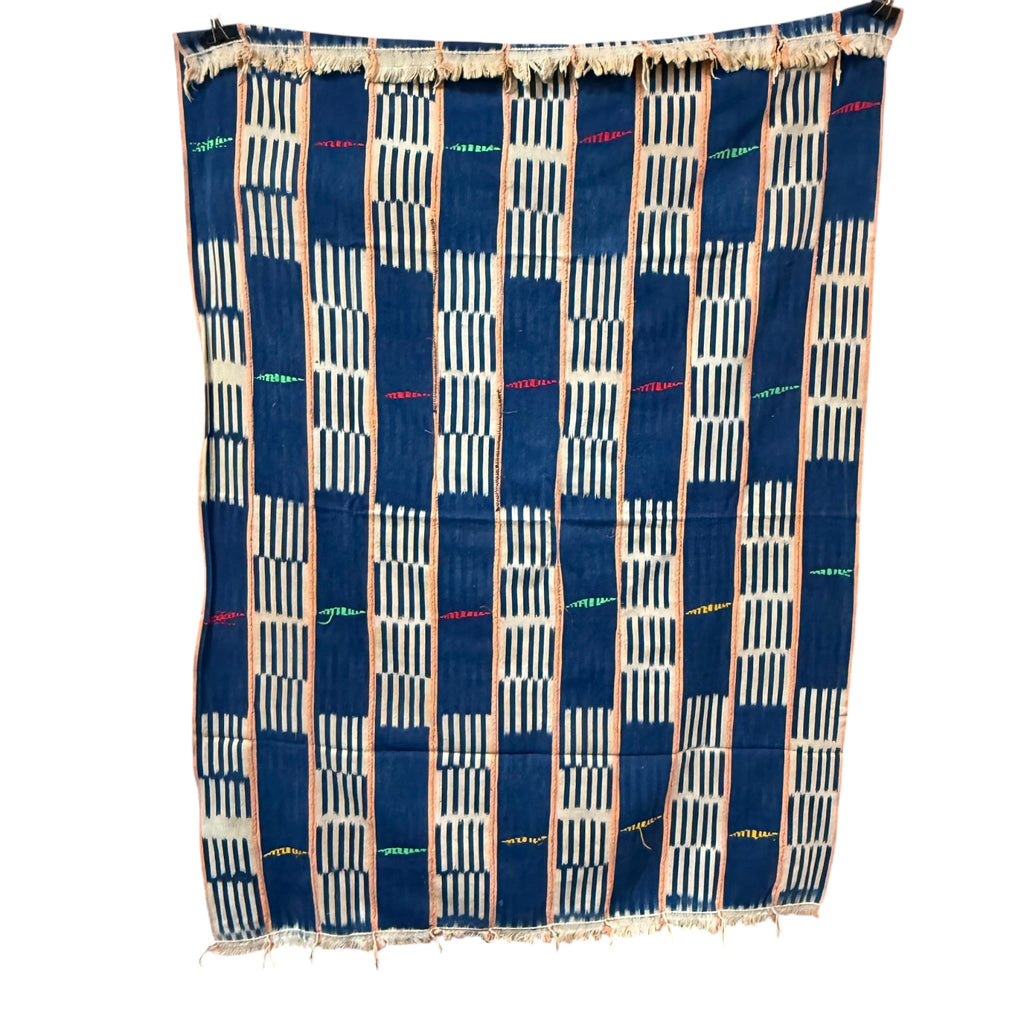 Vintage Baule Indigo Textile 404 - Ananse Village