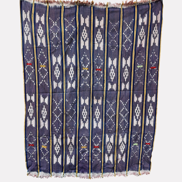Vintage Baule Indigo Textile 405 - Ananse Village