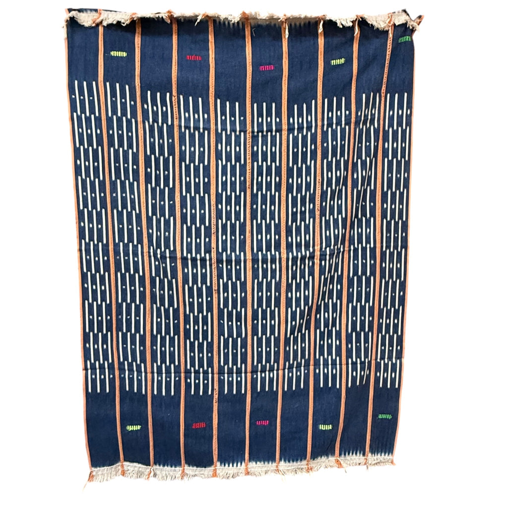 Vintage Baule Indigo Textile 408 - Ananse Village