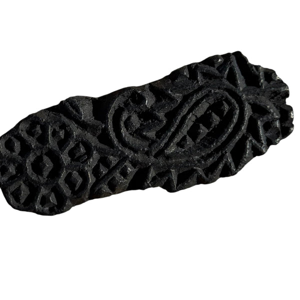 Vintage Print Block 72 - Ananse Village