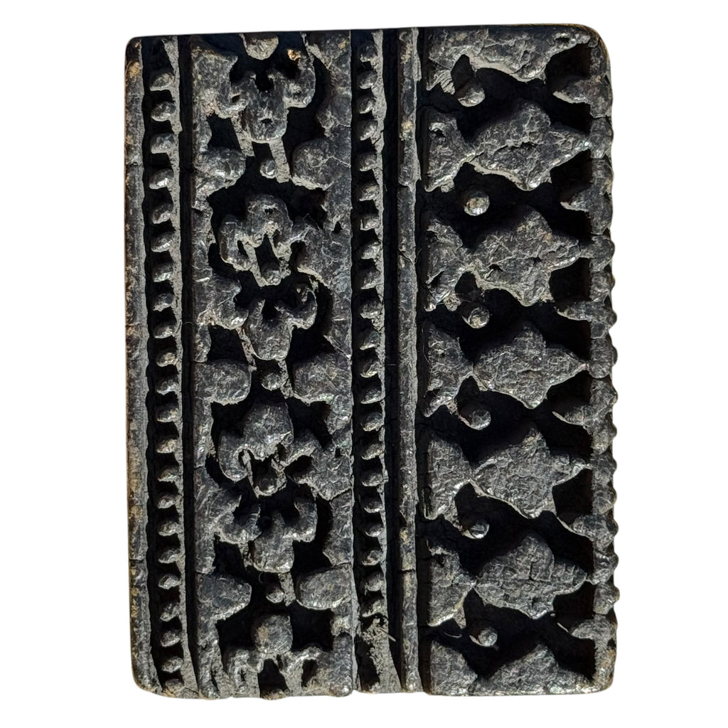 Vintage Print Block 75 - Ananse Village
