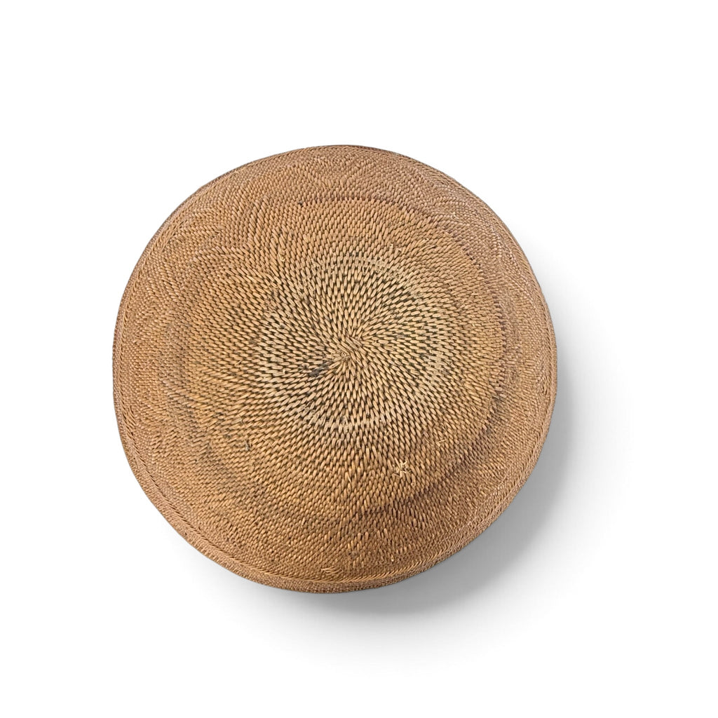Zambian Vintage Makenge Grain Basket 191 - Ananse Village