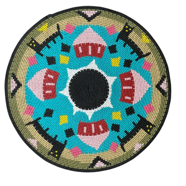 Zulu Telephone Hard Wire Platter 101 - Ananse Village