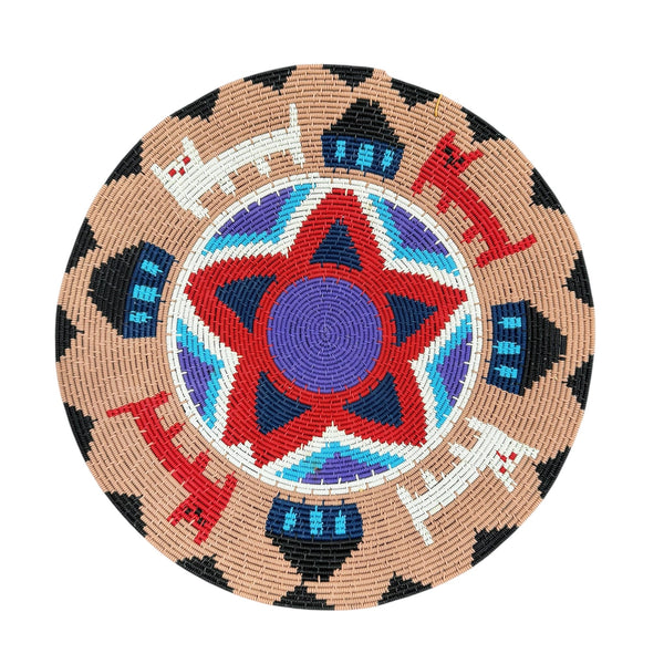 Zulu Telephone Hard Wire Platter 92 - Ananse Village