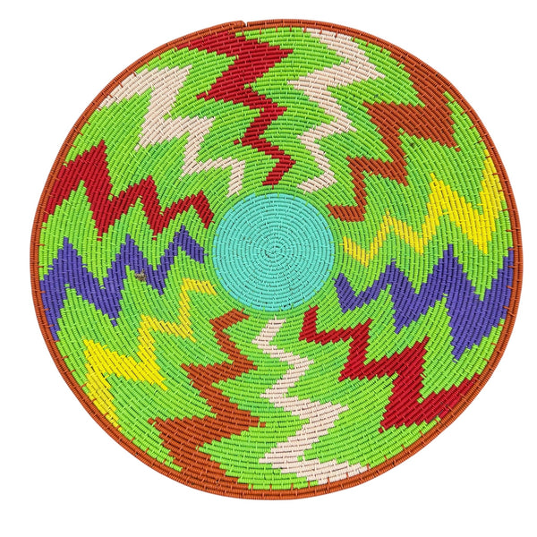 Zulu Telephone Hard Wire Platter 93 - Ananse Village