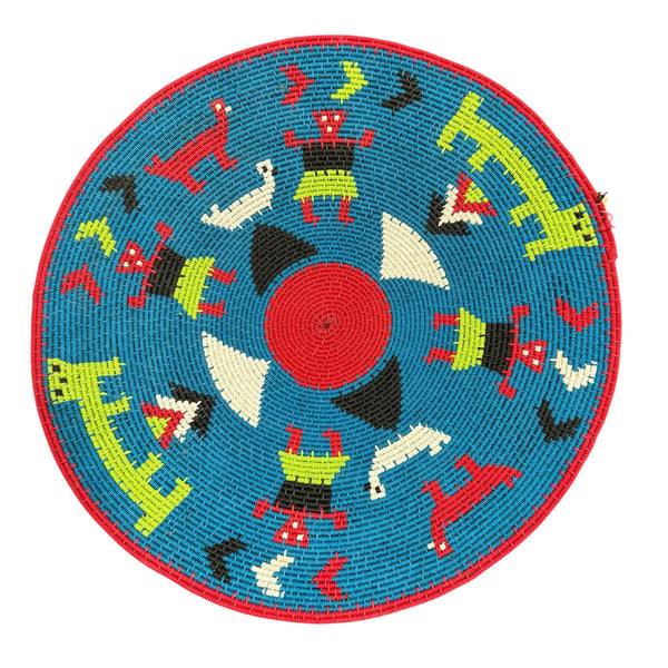 Zulu Telephone Hard Wire Platter 94 - Ananse Village