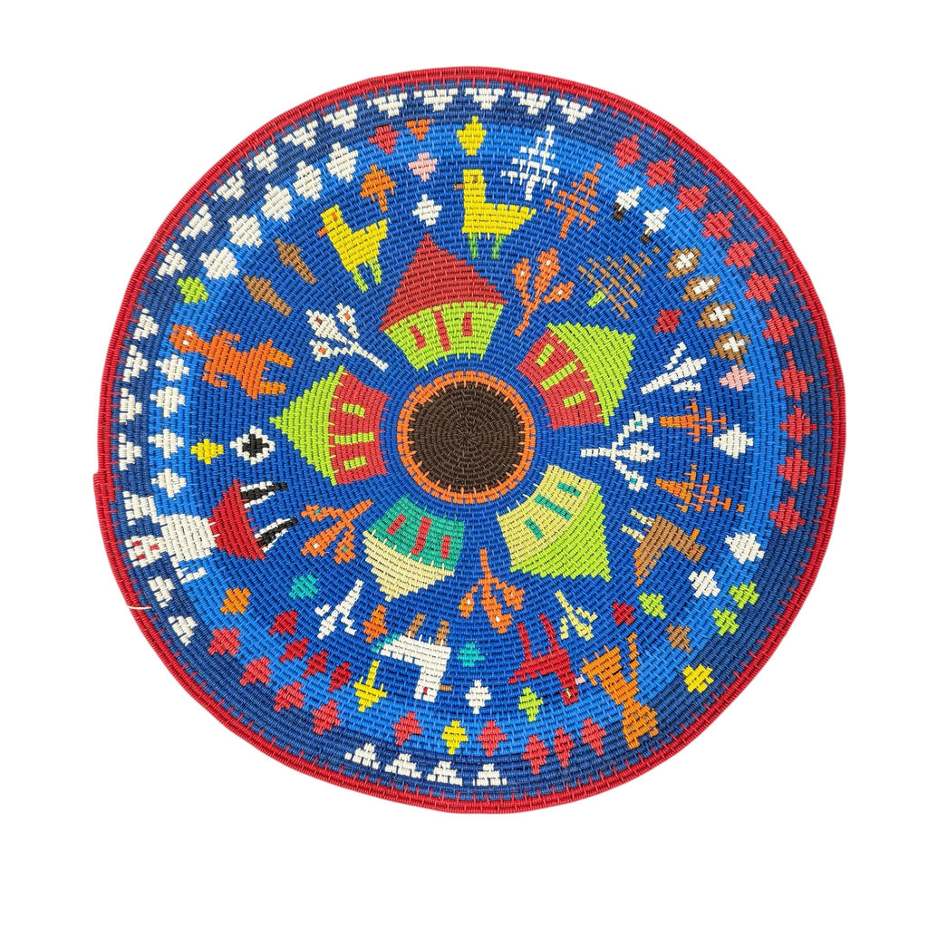 Zulu Telephone Hard Wire Platter 98 - Ananse Village