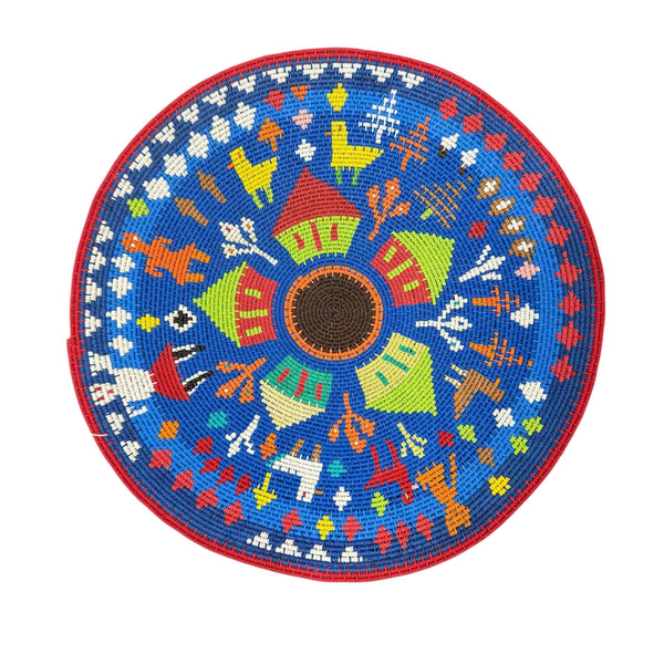 Zulu Telephone Hard Wire Platter 98 - Ananse Village