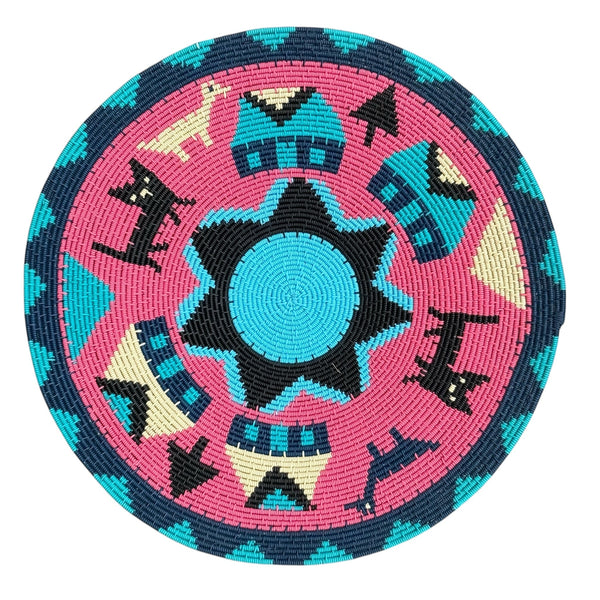 Zulu Telephone Hard Wire Platter 99 - Ananse Village