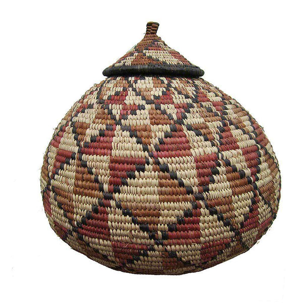 Zulu Ukhamba Basket  #155,Zulu Basket,Ananse Village