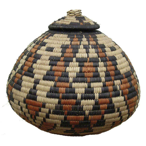 Zulu Ukhamba Basket  #156,Zulu Basket,Ananse Village