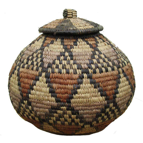 Zulu Ukhamba Basket  #157,Zulu Basket,Ananse Village