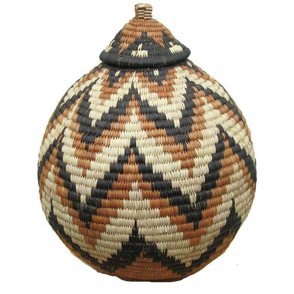 Zulu Ukhamba Basket  #159,Zulu Basket,Ananse Village