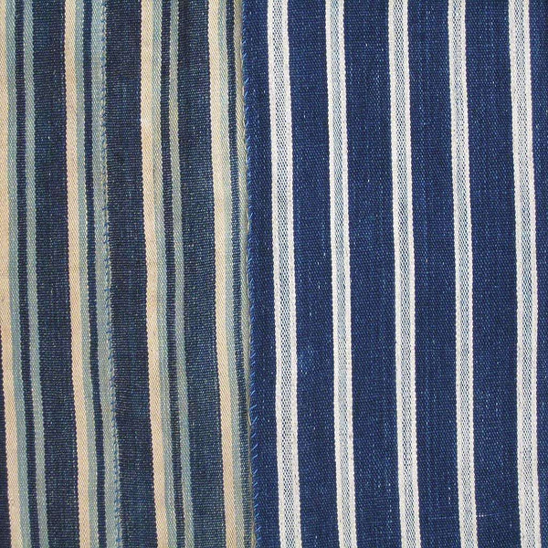 Vintage Strip Woven Stripe #339,Indigo,Ananse Village