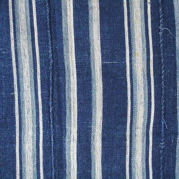 Vintage Strip Woven Stripe #337,Indigo,Ananse Village
