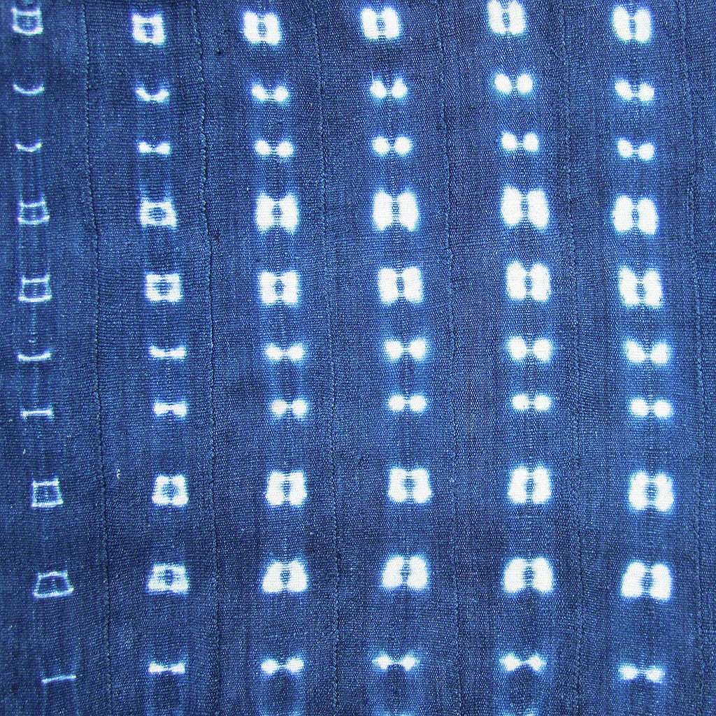 BOGOLANFINI INDIGO MUD CLOTH #185,Mudcloth,Ananse Village