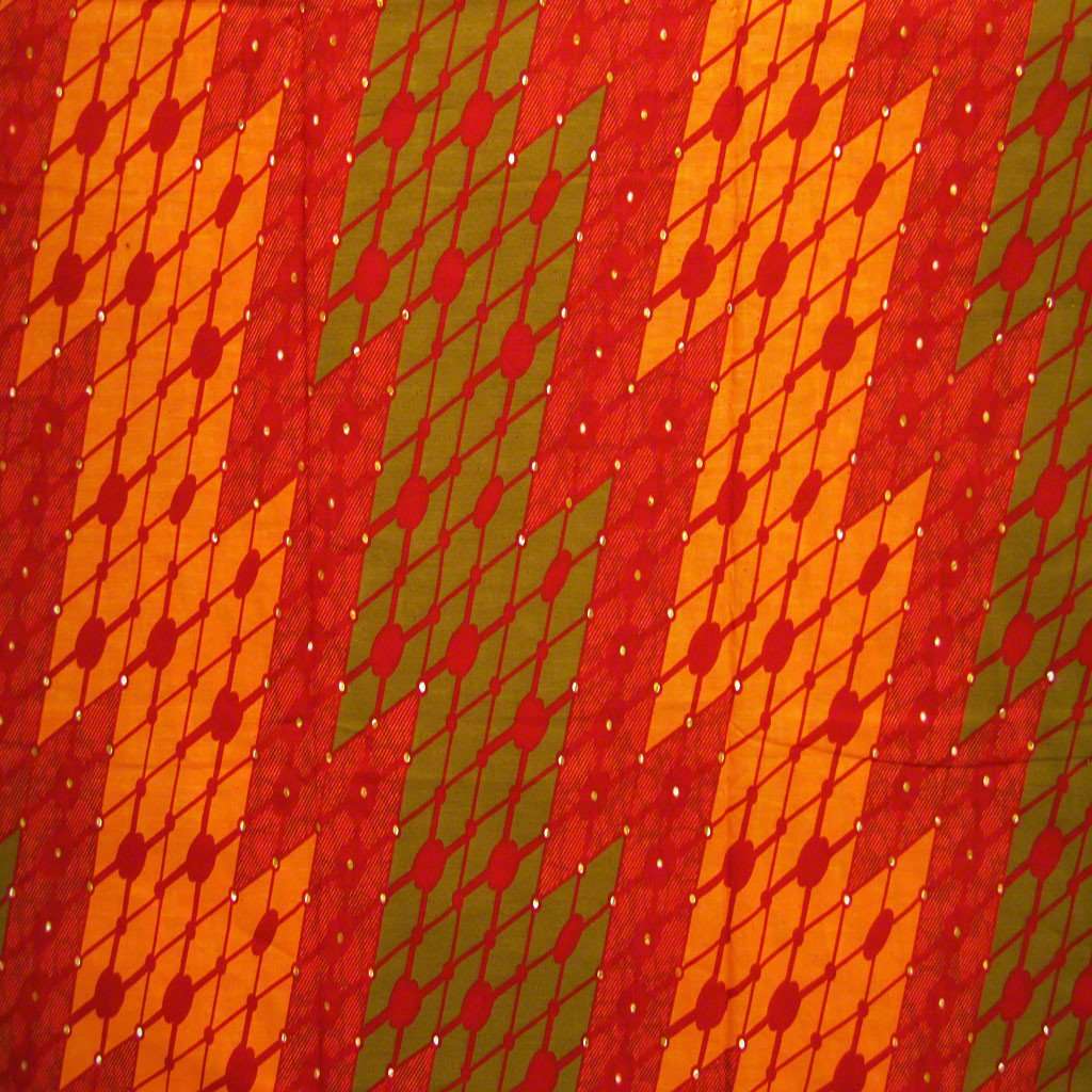 African Wax Print Fabric #227,Wax Print Fabric,Ananse Village