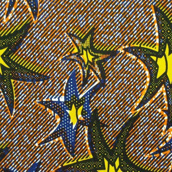 African Wax Print Fabric #101,Wax Print Fabric,Ananse Village