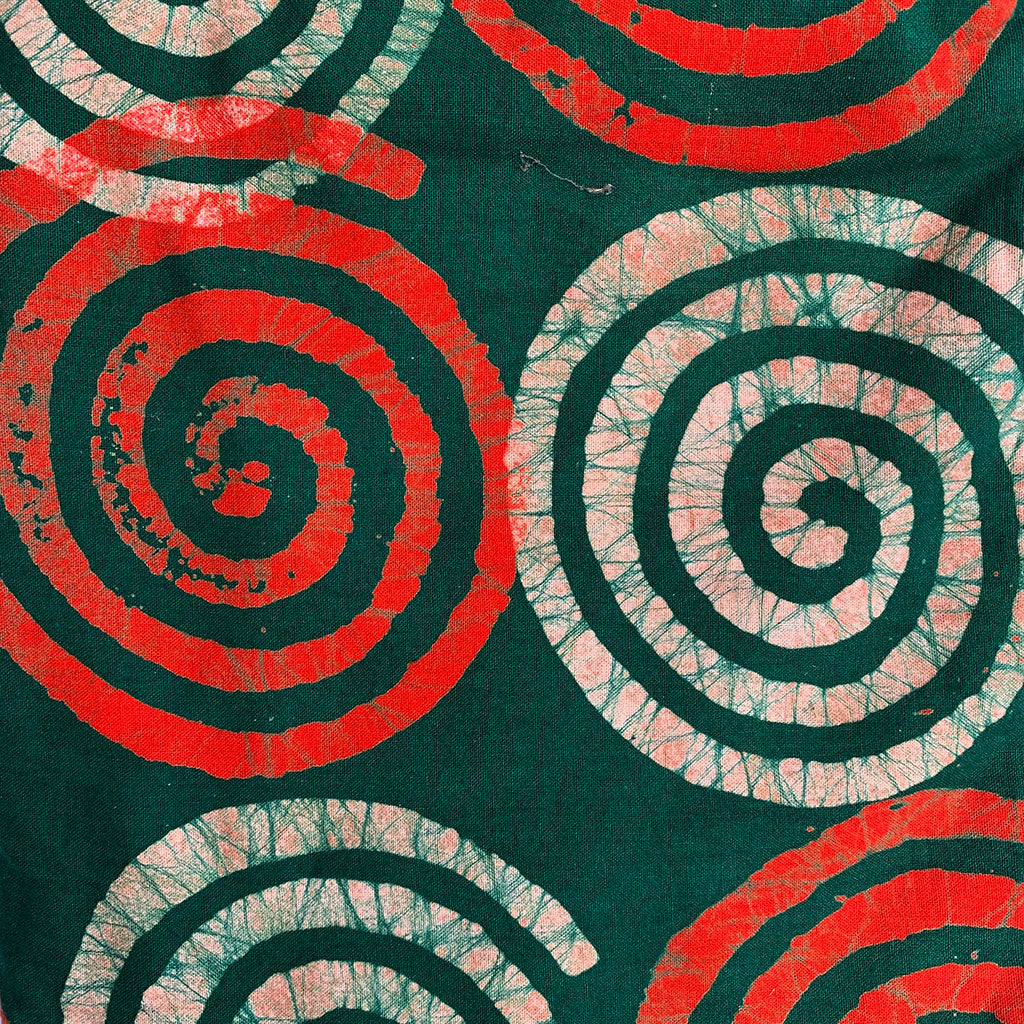 Hand-dyed Ethnic African Fabric Wax Batik – Ananse Village