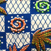 African Wax Print Fabric 167 - Ananse Village