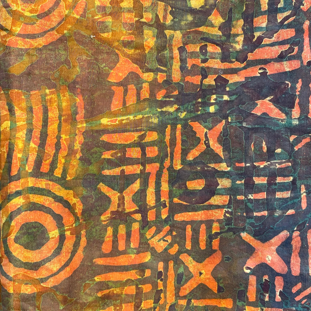 African Fabric Wax Batik #957