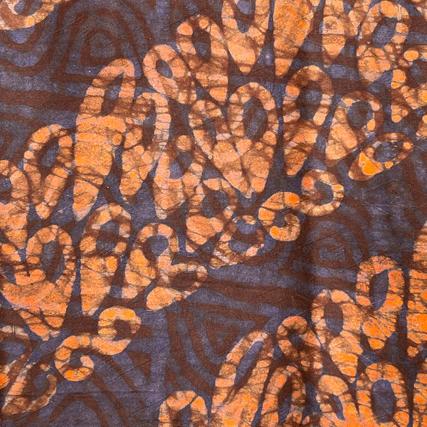African Fabric Wax Batik #1019