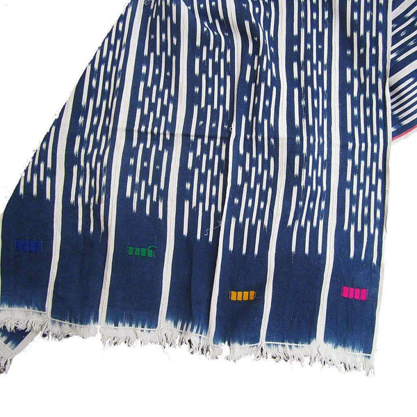 Vintage Baule Indigo Textile #334,Indigo,Ananse Village