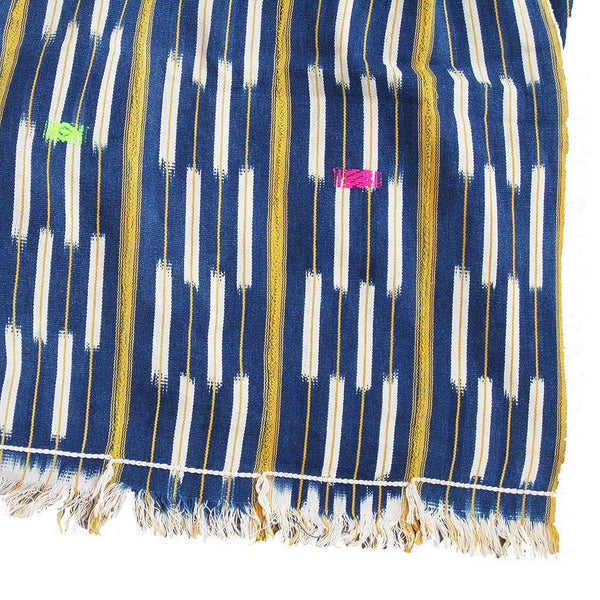 Vintage Baule Indigo Textile #332,Indigo,Ananse Village