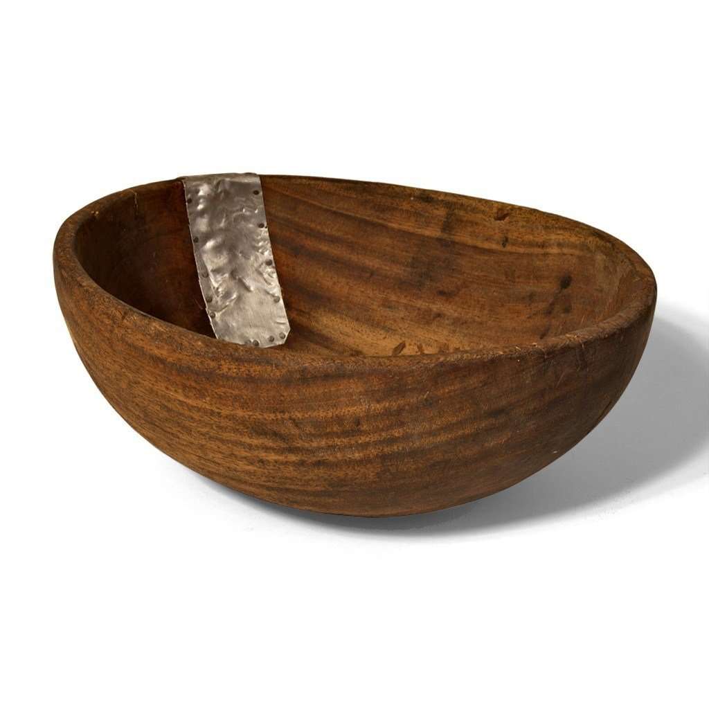 Vintage Wooden Bowl 205 - Ananse Village