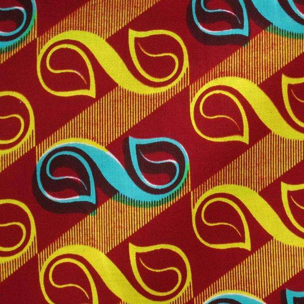 African Wax Print Fabric #134,Wax Print Fabric,Ananse Village