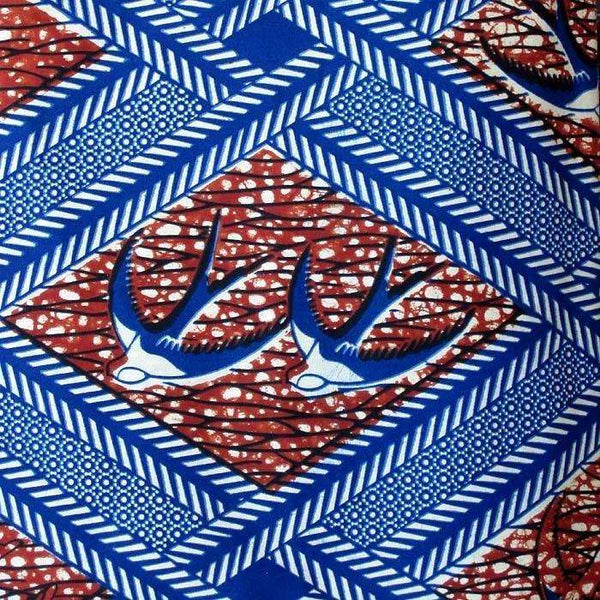 African Wax Print Fabric #187,Wax Print Fabric,Ananse Village