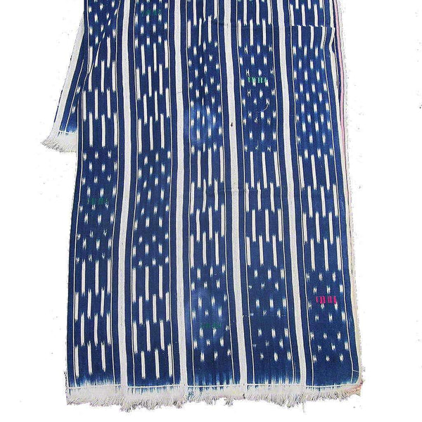 Vintage Baule Indigo Textile #402,Indigo,Ananse Village